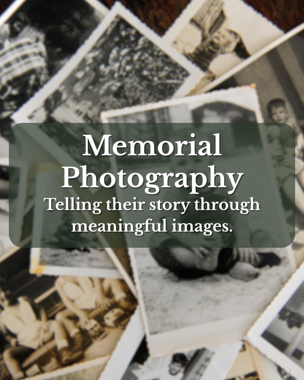 Professional memorial photography capturing gravestones and meaningful places